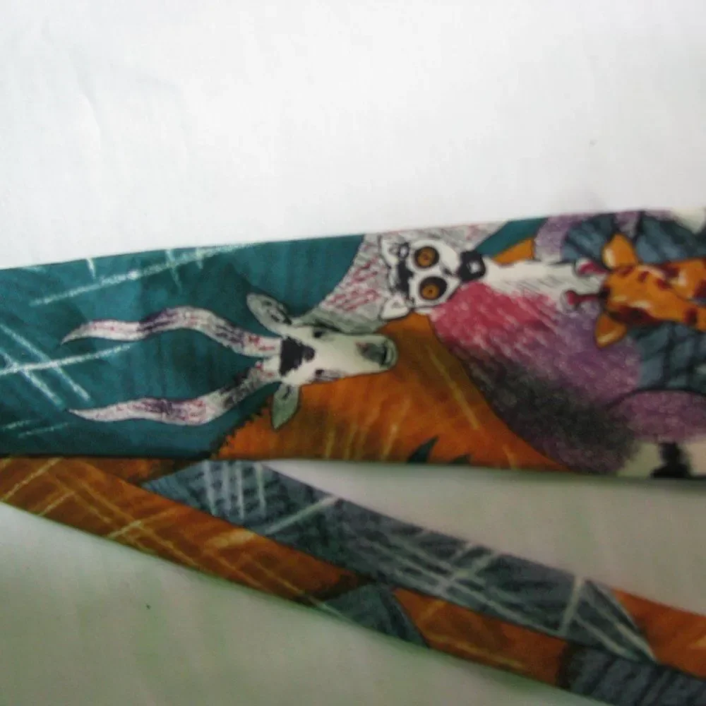 Vintage World Wildlife Fund Silk Necktie